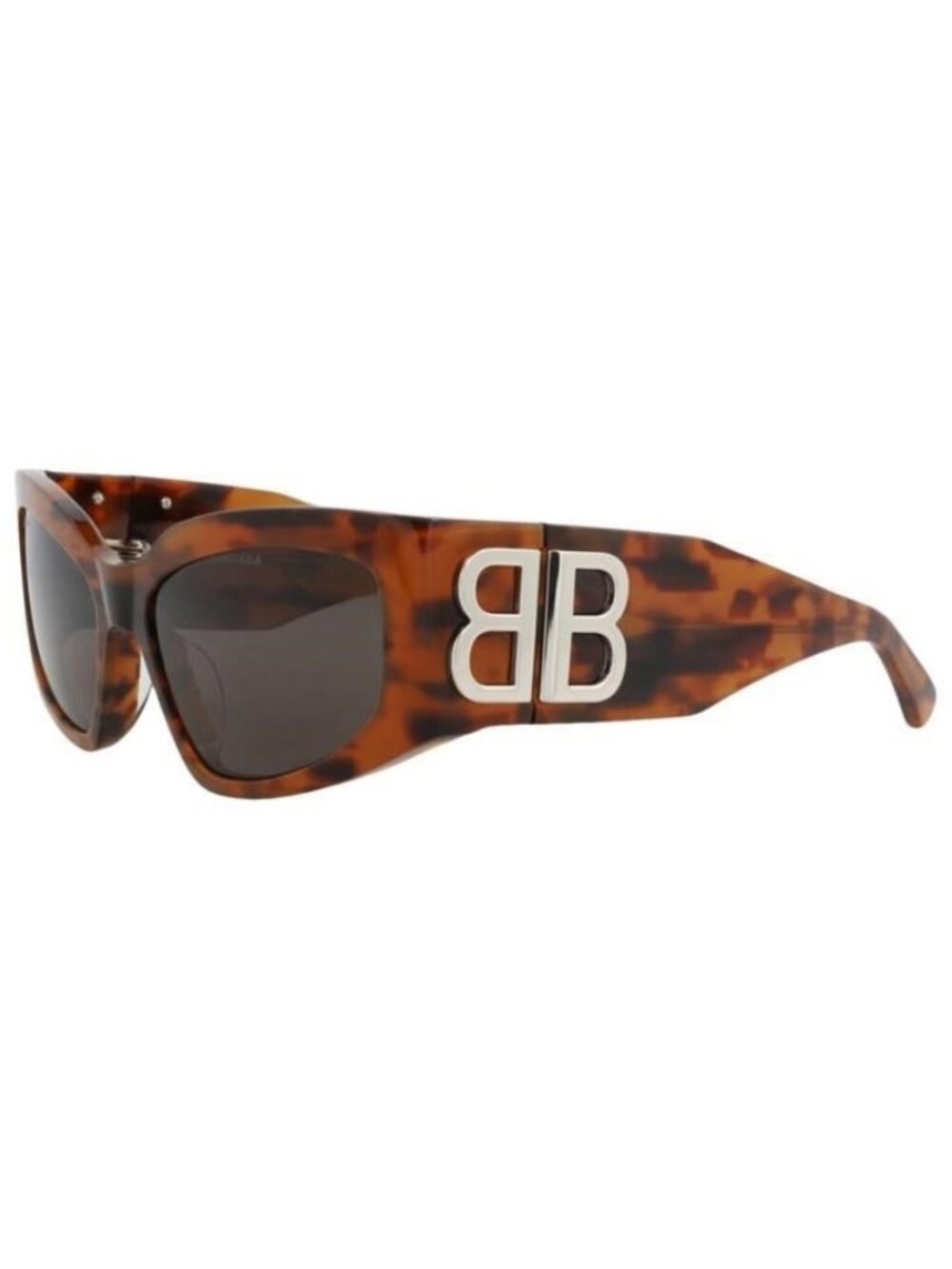 New Balenciaga Womens Cat Eye Havana Havana Grey Fashion Designer Sunglasses